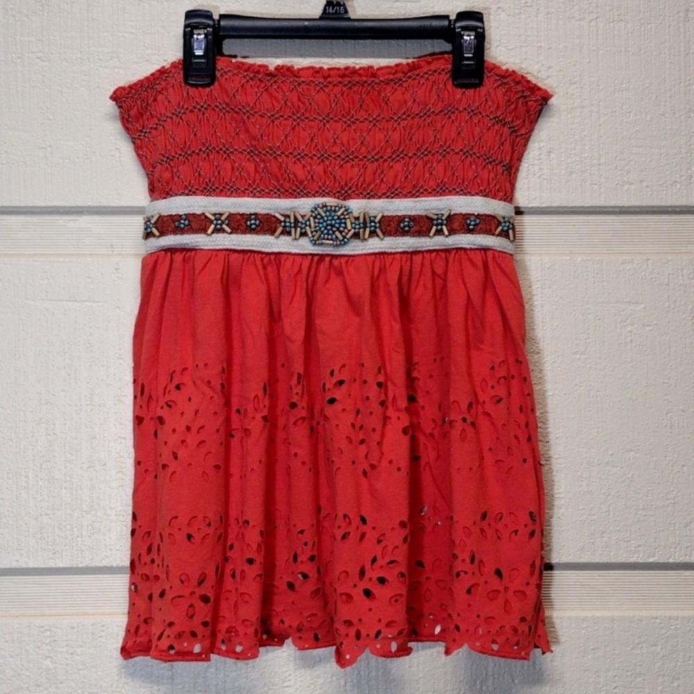 Free People babydoll strapless top M